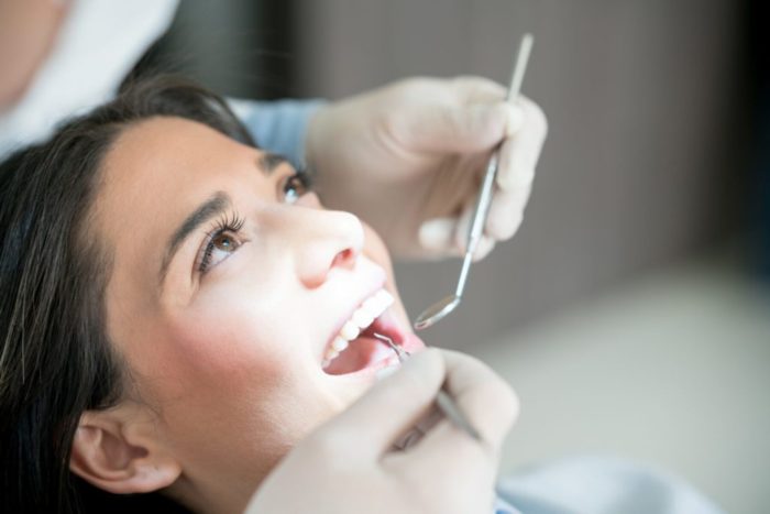 steps followed during a teeth cleaning